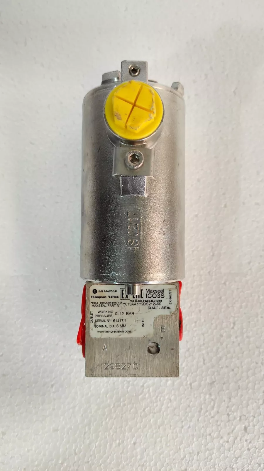 IMI Maxseal ico3s / ICO3S Y013AA1H2DS212-90 Explosion Proof Solenoid Valve